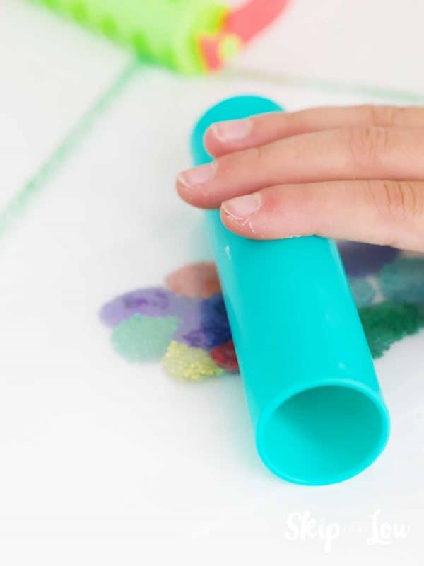 rolling glitter dots