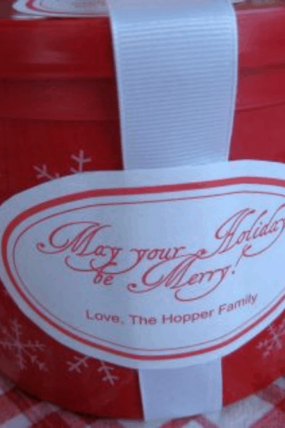 plastic bucket with may you holiday merry fill with frozen tumblewood