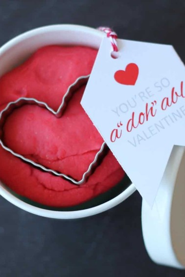 play doh valentines