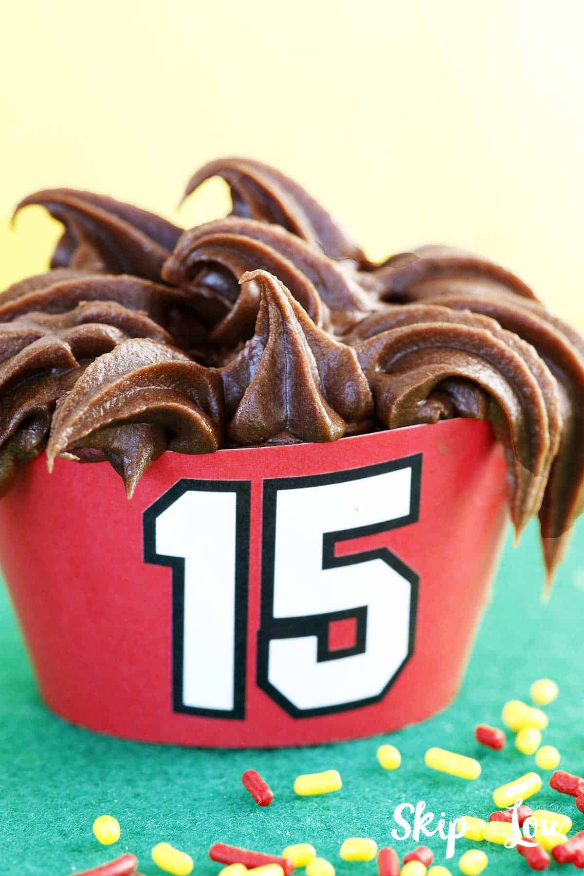 mahomes cupcake #15 printable wrapper