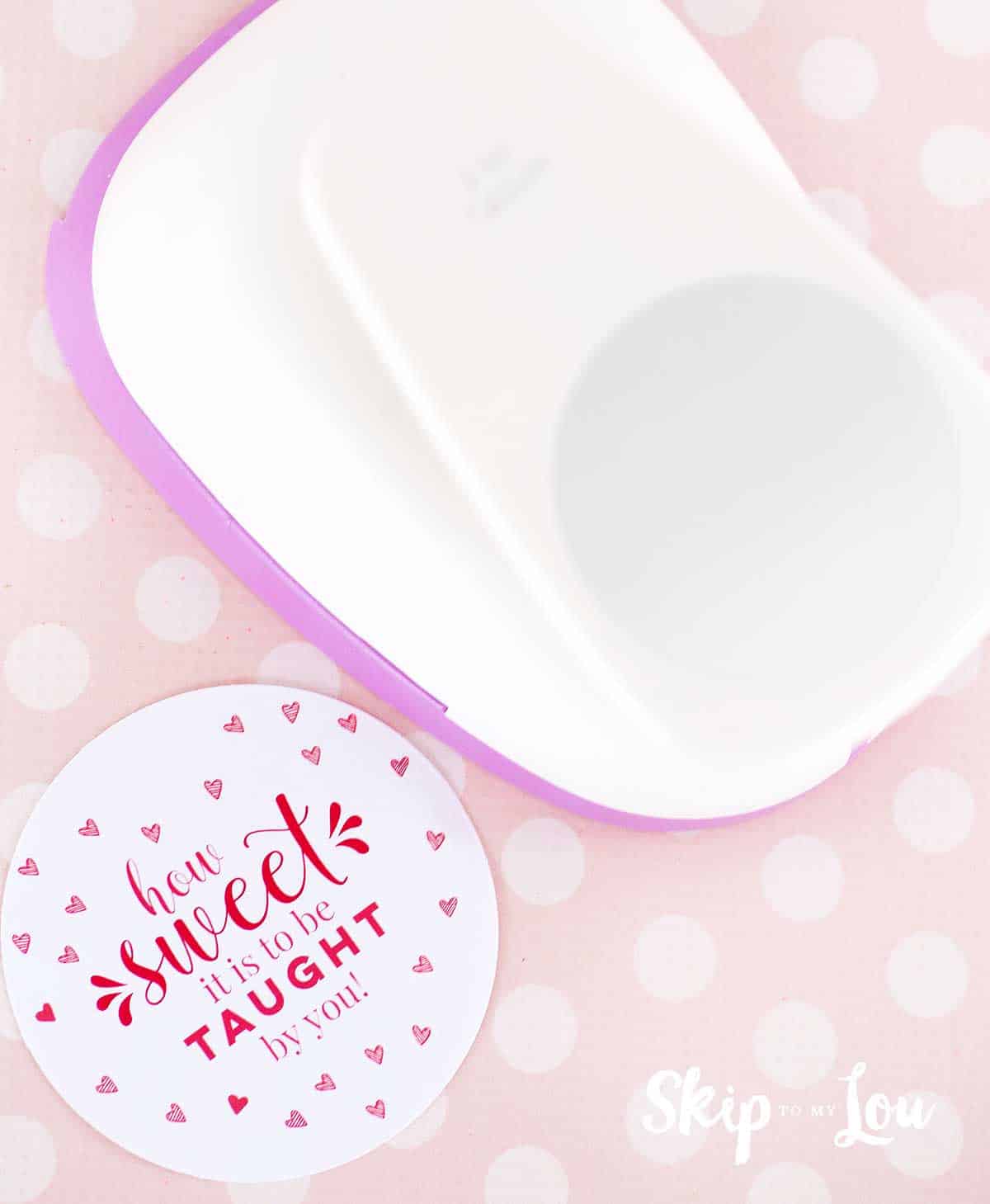 3 inch punch with printable label