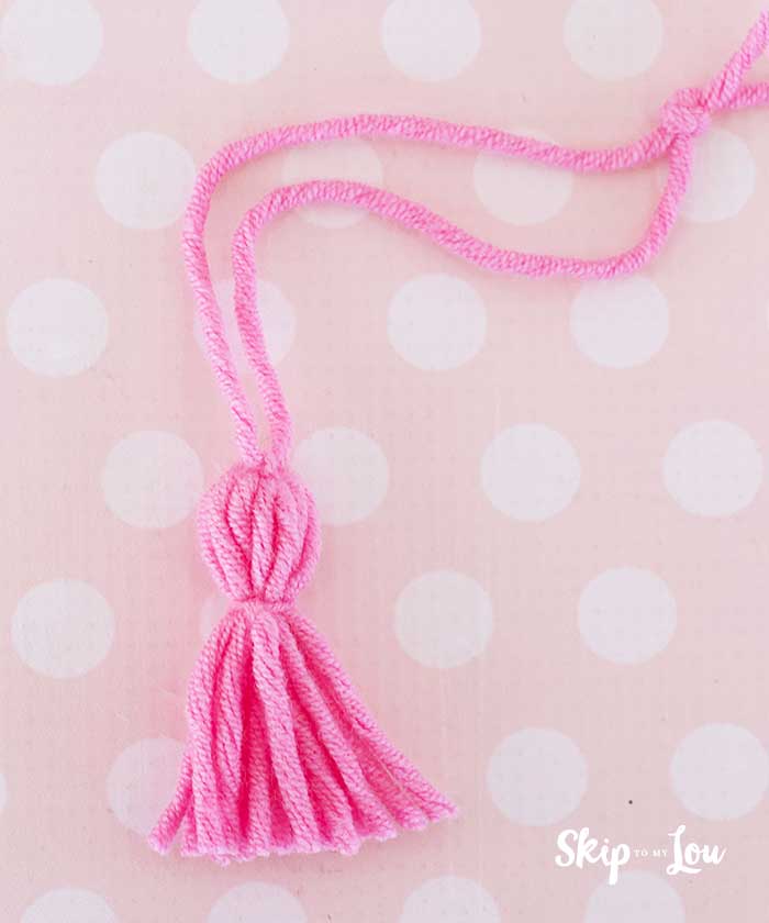 finished tassel