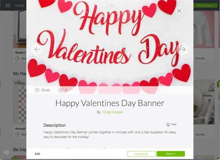 Happy Valentine's Day Cricut Screen cutting file