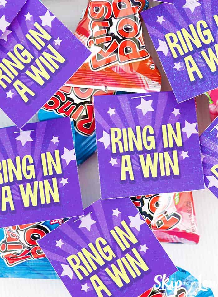 ring in a win team good luck gifts