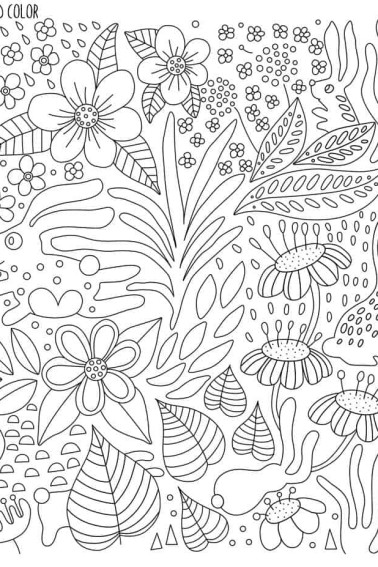 9 hidden rabbits hiding in coloring page