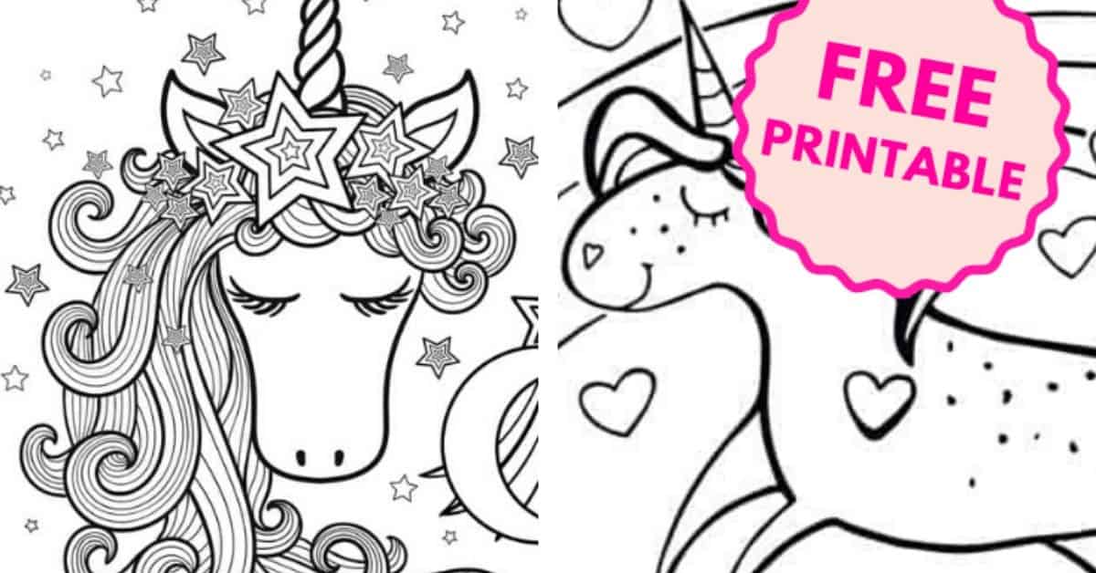 Magical Unicorn Coloring Pages Print For Free Skip To My Lou