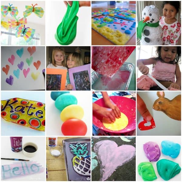 collage of craft recipes