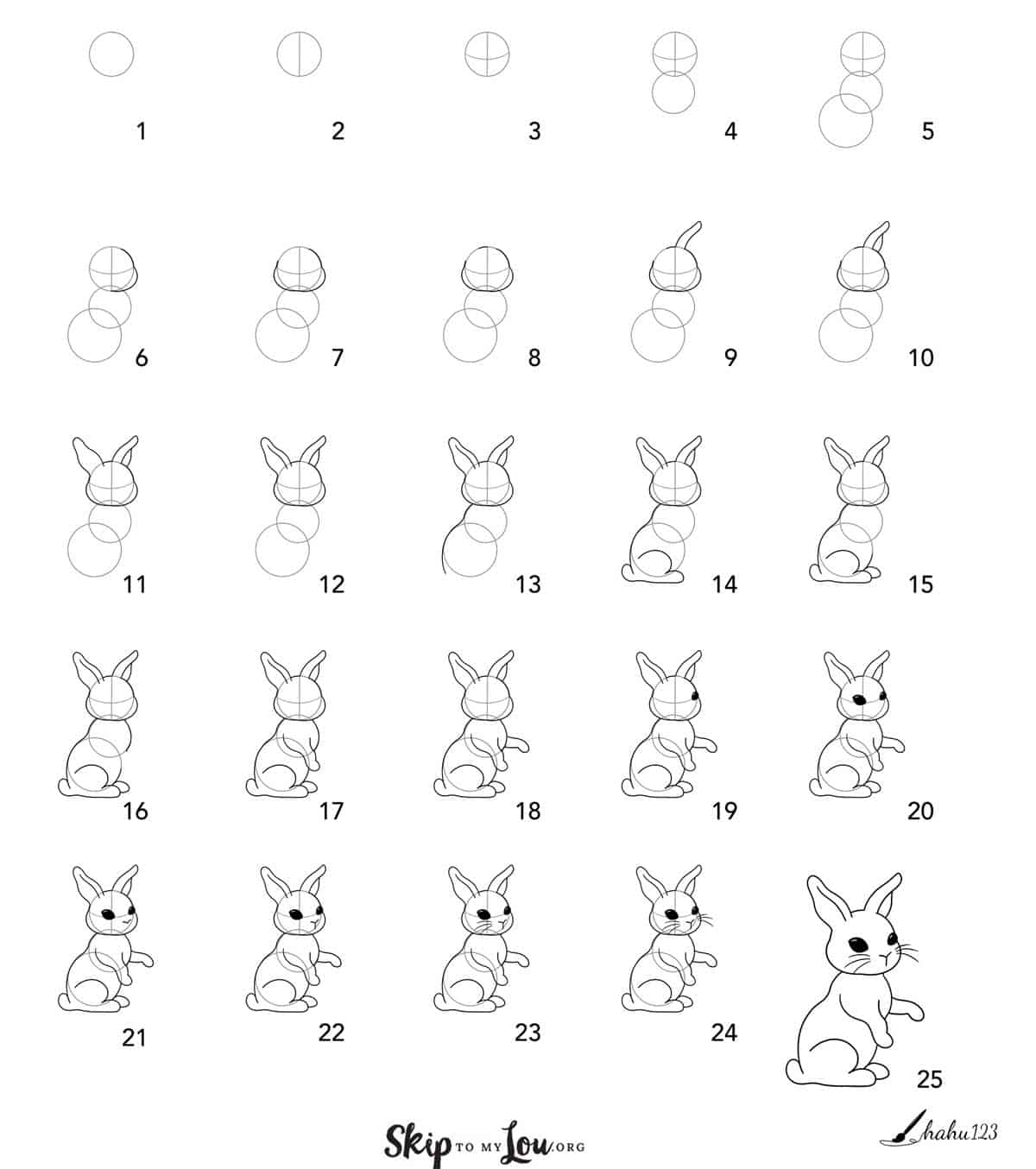 Featured image of post Small Cute Drawings Bunny