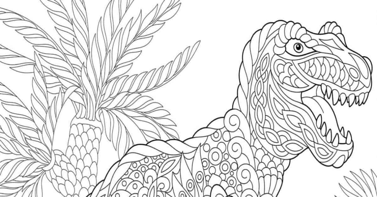 Dinosaur Coloring Pages Free Printables | Skip To My Lou