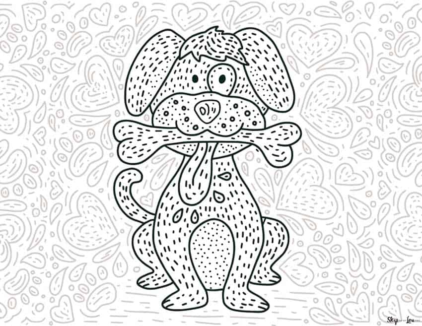 Printable Pictures Of Dogs To Color : The Best Free Dog Coloring Pages Skip To My Lou