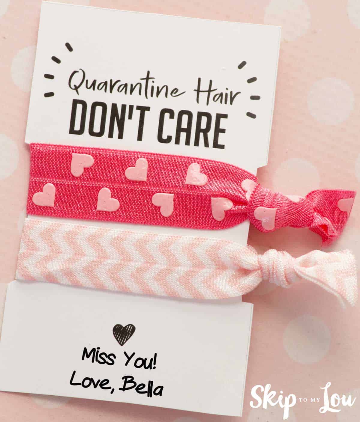 quarantine hair ties gift