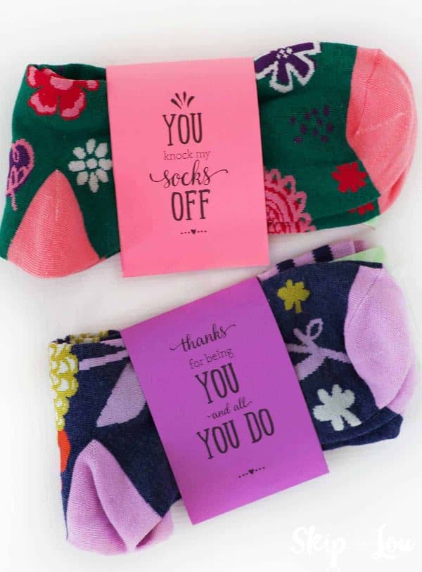 sock gift for friends