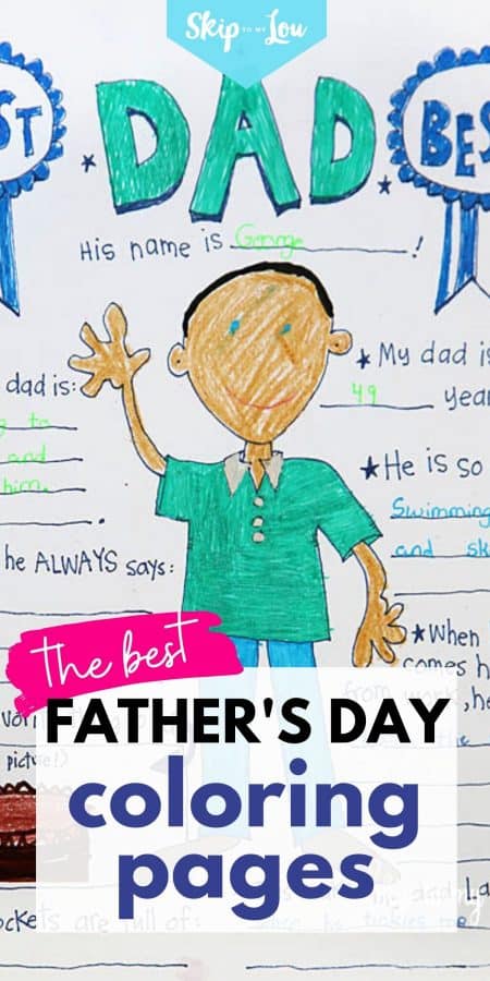 best fathers day coloring pages PIN