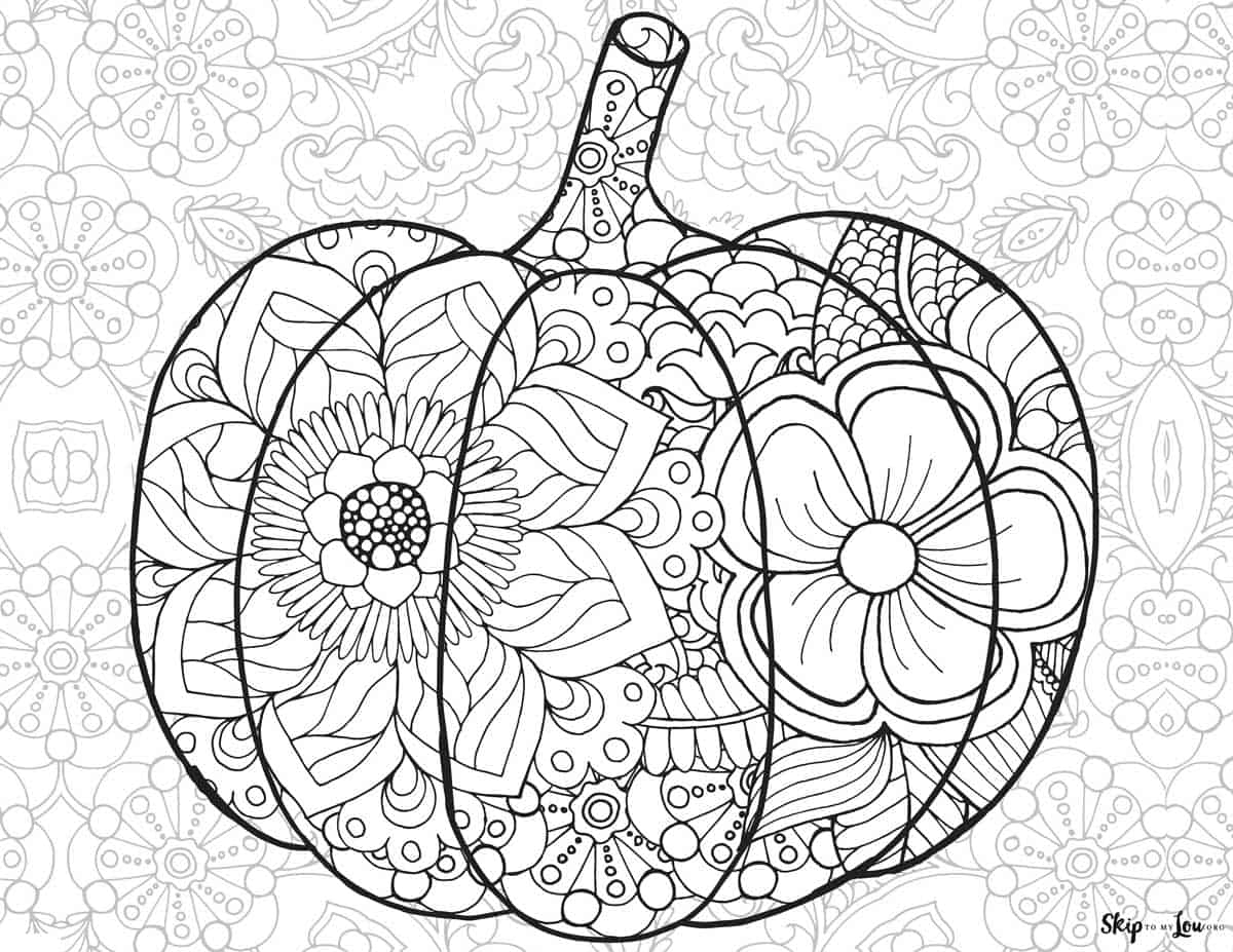 Pumpkin Coloring Pages | Skip To My Lou