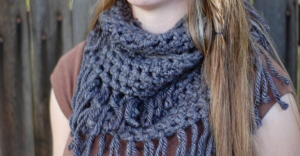 fringe scarf on girl skip to my lou