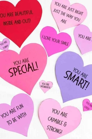 printable hearts