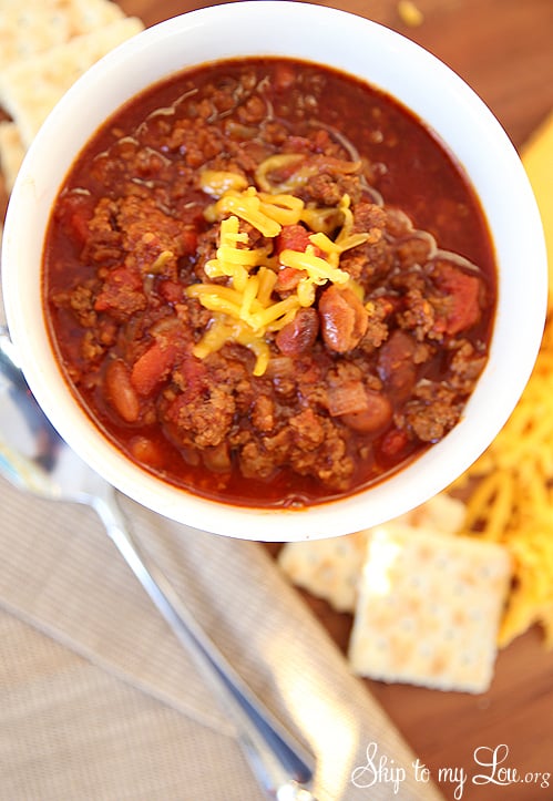 slow cooker chili