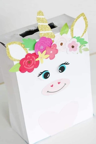 unicorn valentine box