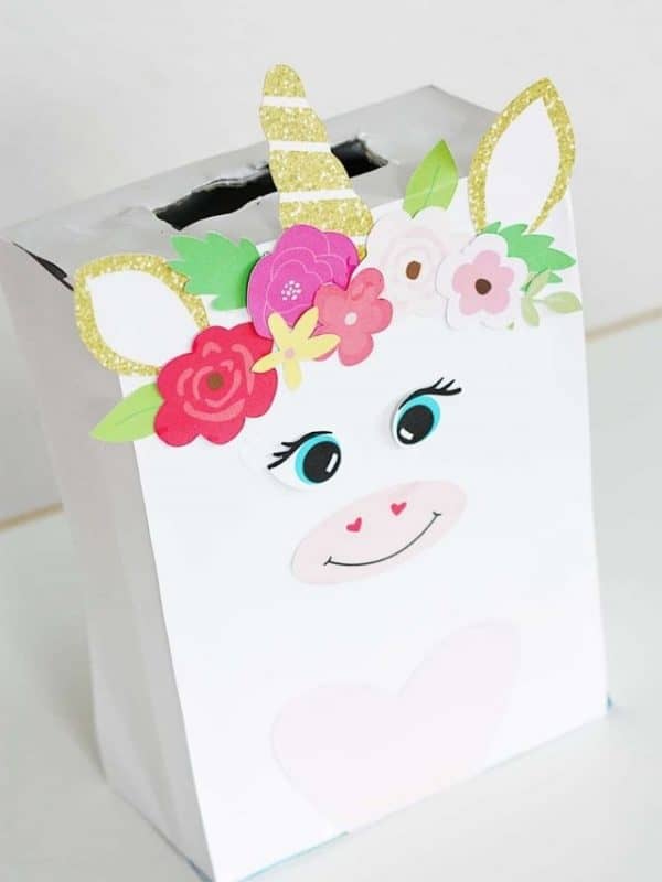 unicorn valentine box