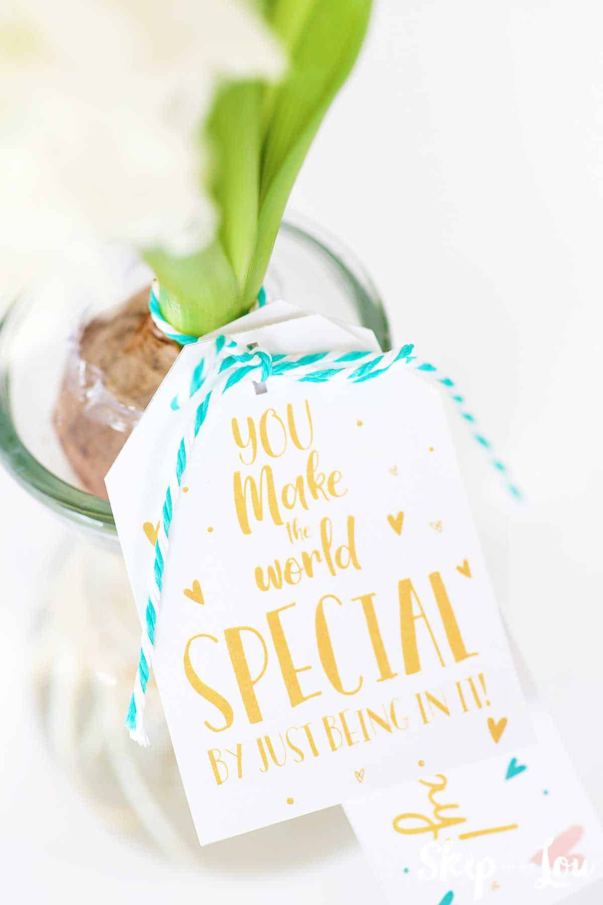 you make the world special just by being here tag