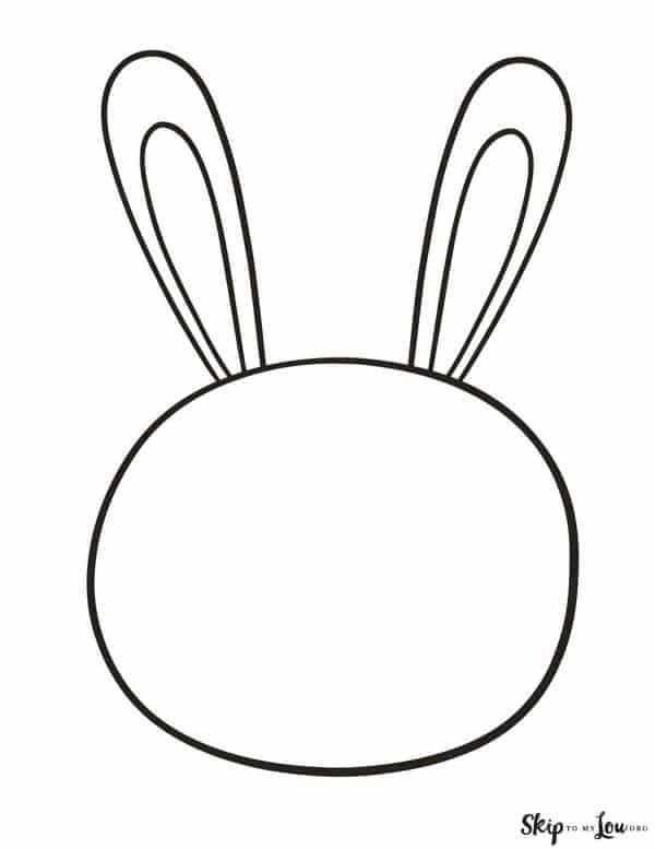 bunny shape to add facial features