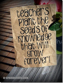 teacher saying for gift
