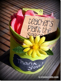 gardening teacher gift ready to go
