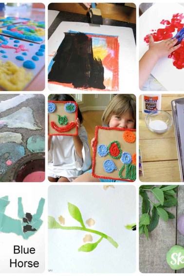 art projects for preschoolers collage