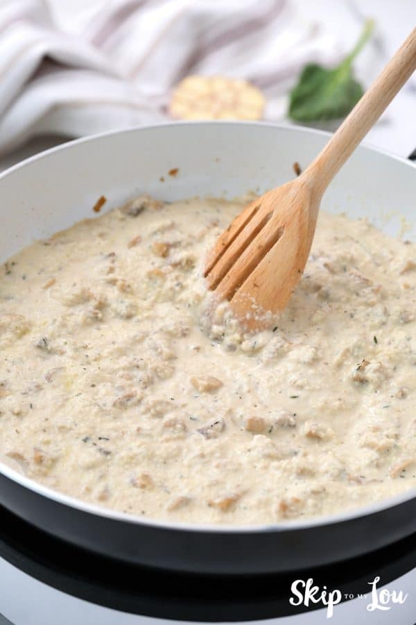 mushroom and cashew cream sauce
