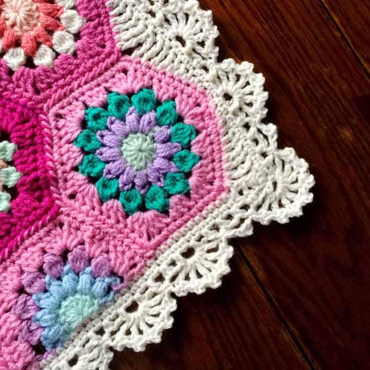 shell crochet border