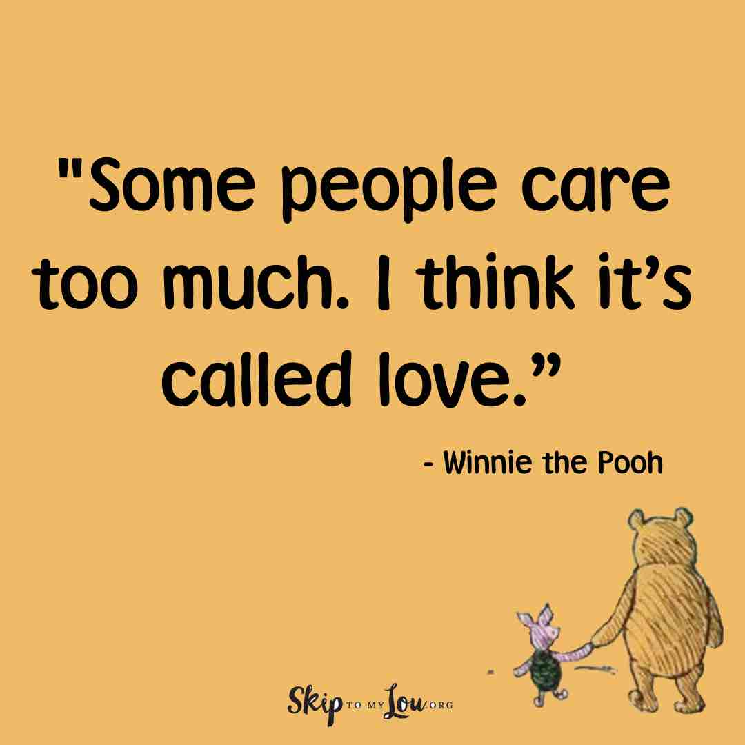 some people care to much I think it is called love