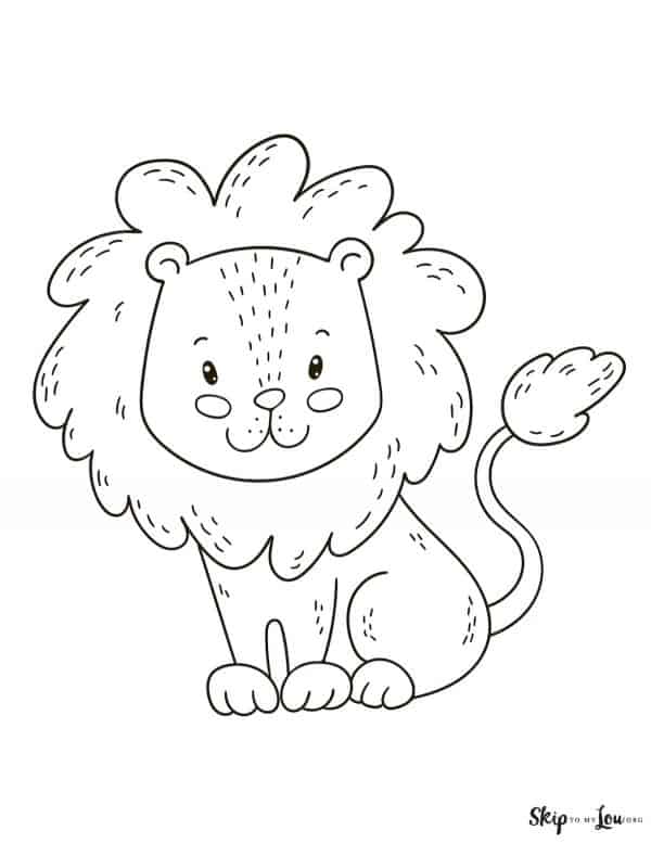 Lion Coloring Pages Skip To My Lou