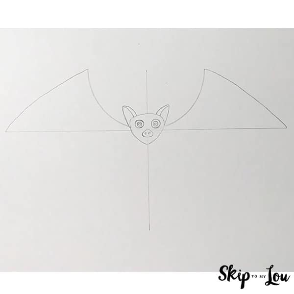 draw bat ears