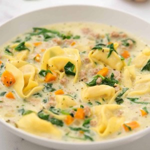 sausage tortellini soup