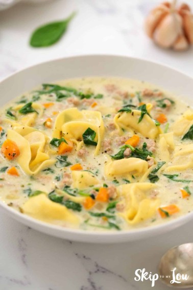sausage tortellini soup