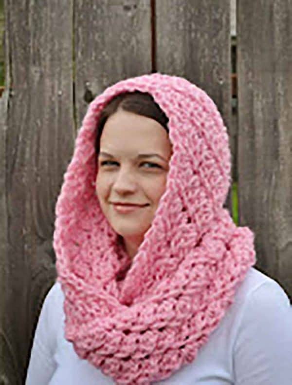 hooded infinity scarf
