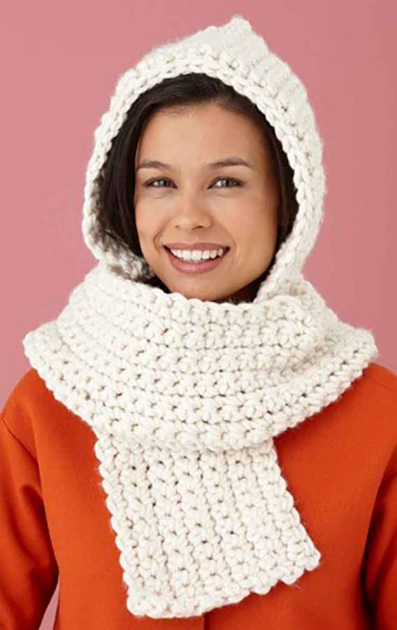 hooded scarf