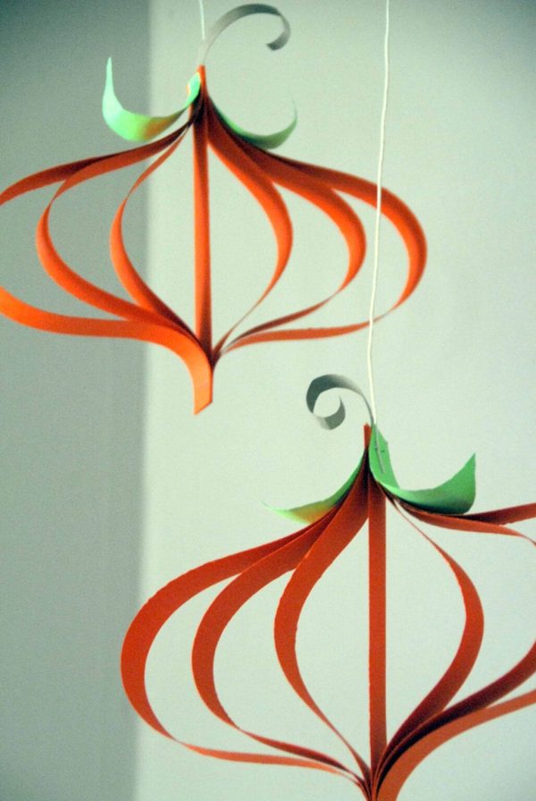 paper pumpkin craft