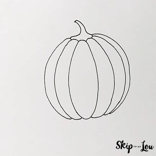 Add Another Skinny Oval On The Right And The Cut Vine On Top
