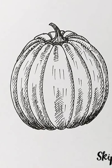 How To Draw A Pumpkin