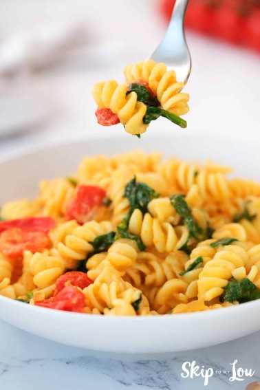 Finished Creamy One Pot Pasta Easy