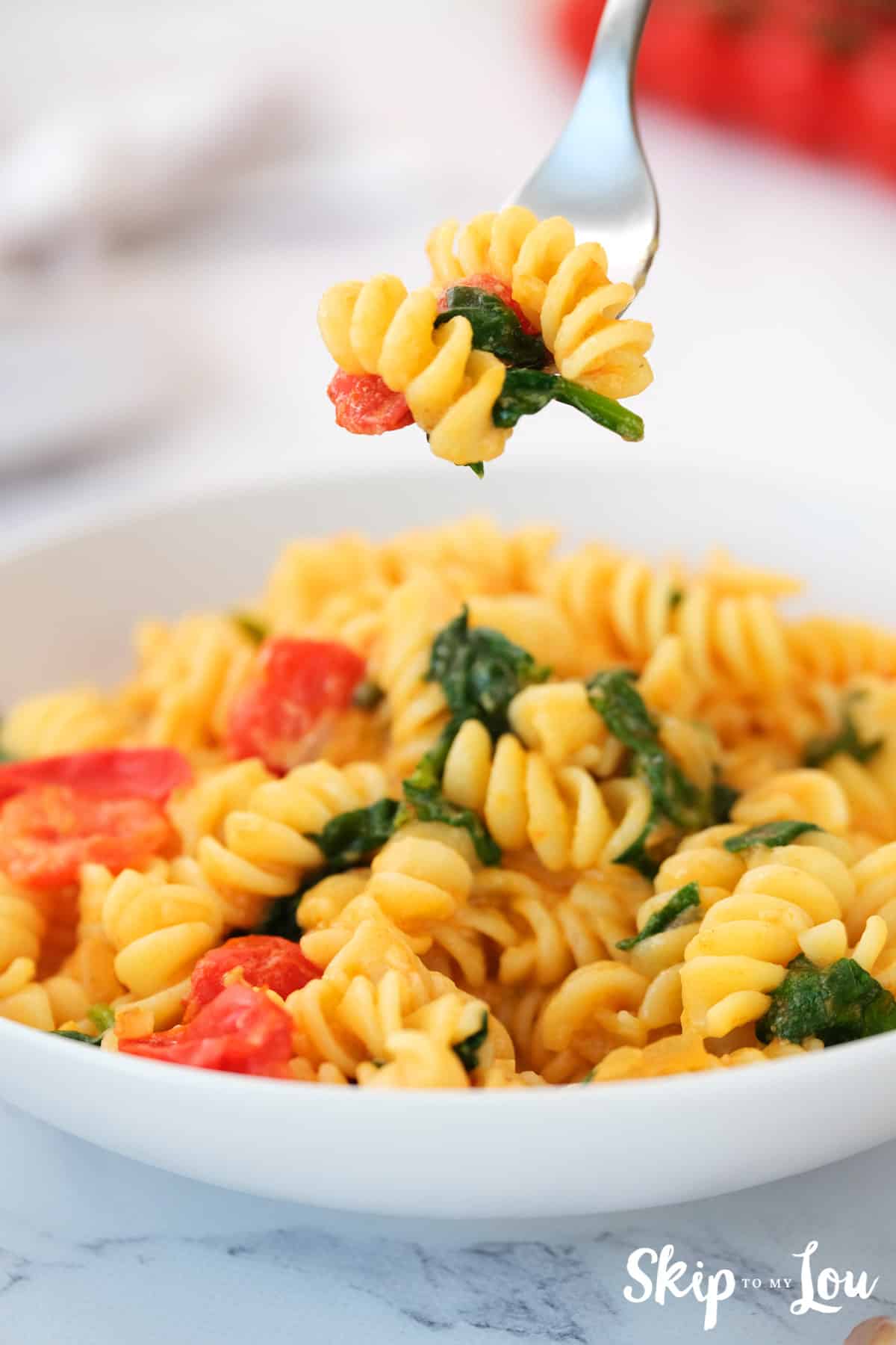 Finished Creamy One Pot Pasta Easy