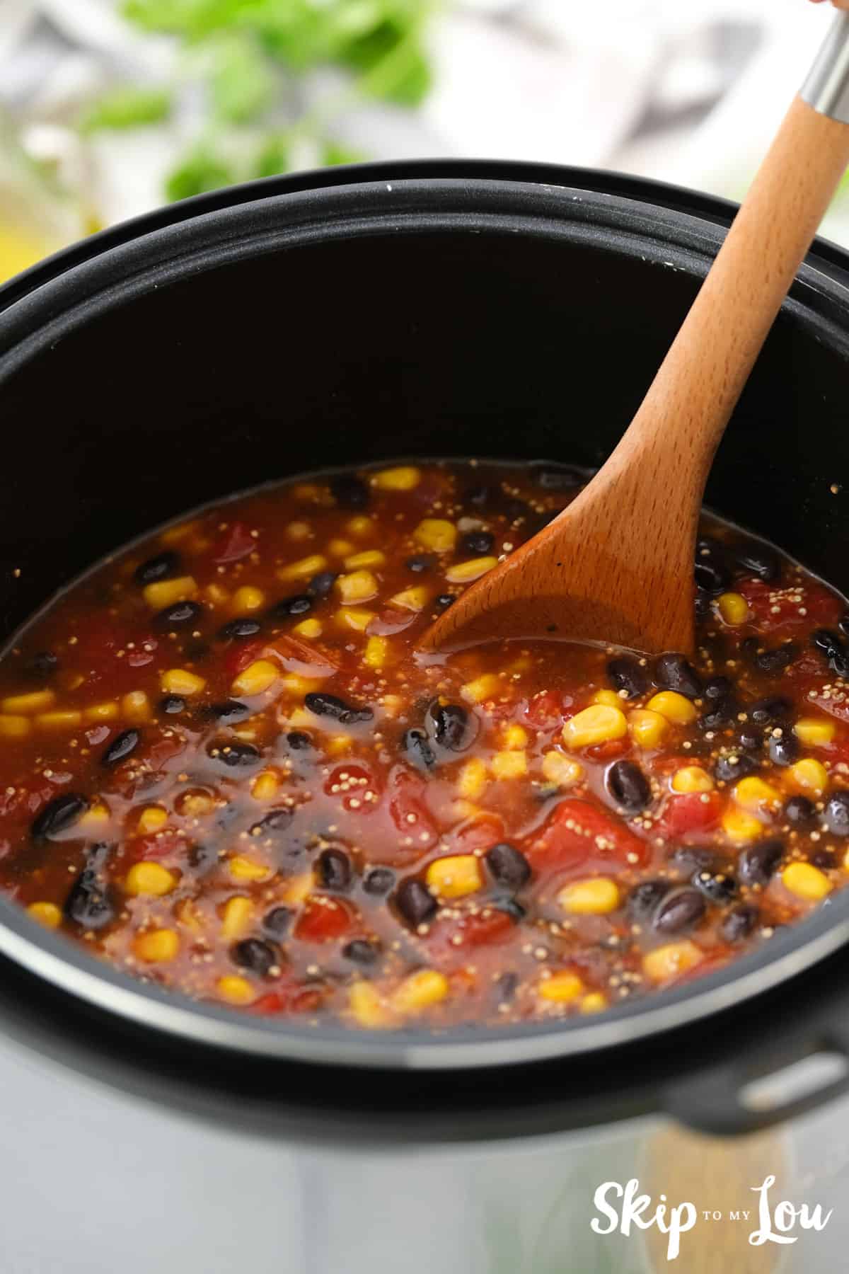 Second Step for Mexican Quinoa 
