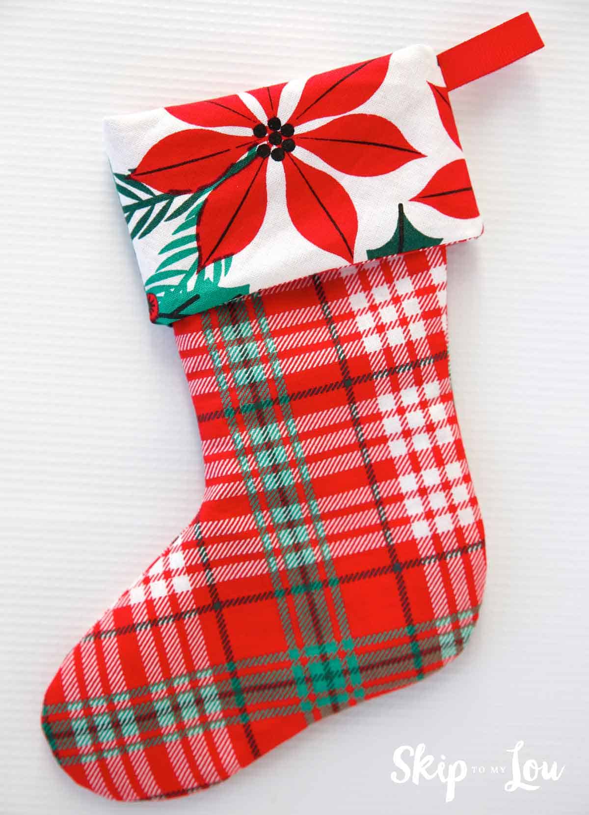 christmas stocking sewn