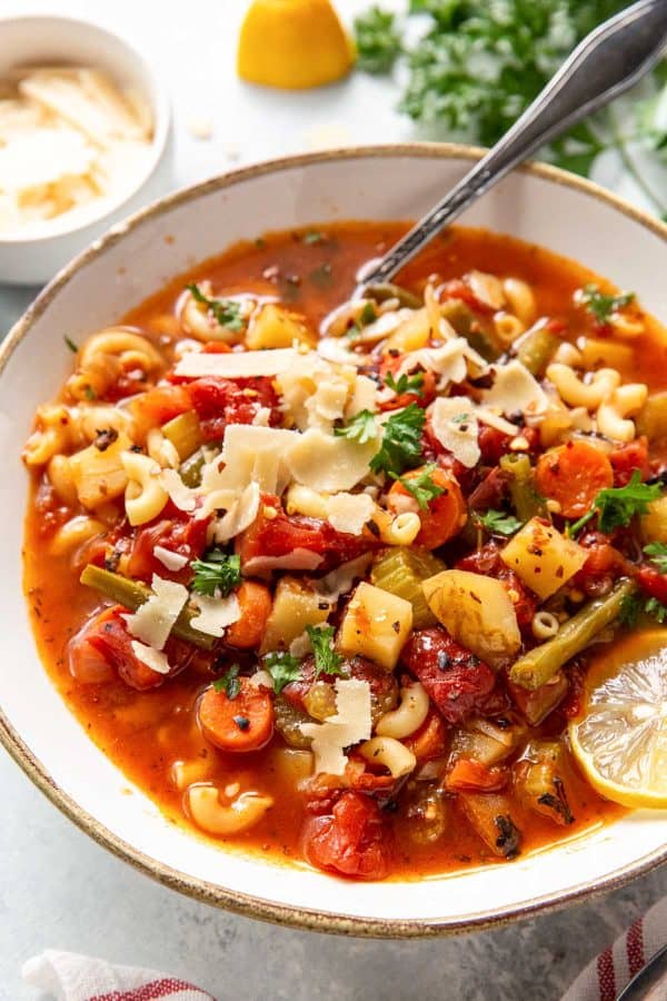 minestrone soup

