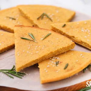 Socca Sliced to Serve