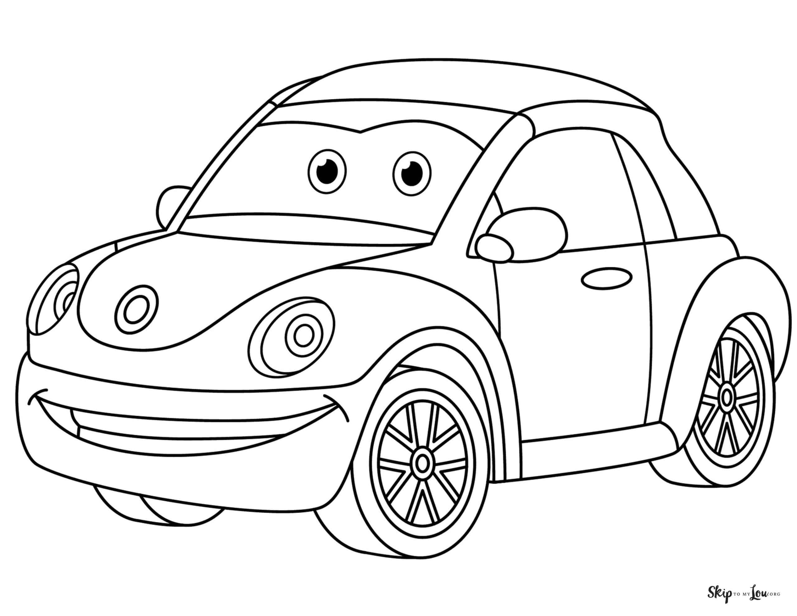beetle coloring page