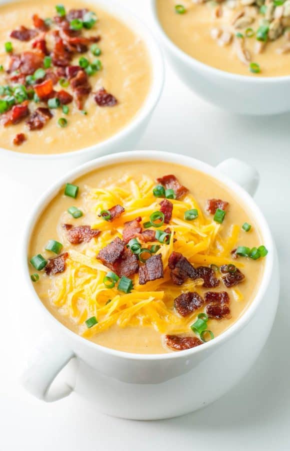 instant pot butternut cauliflower soup