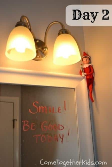 mirror message elf
