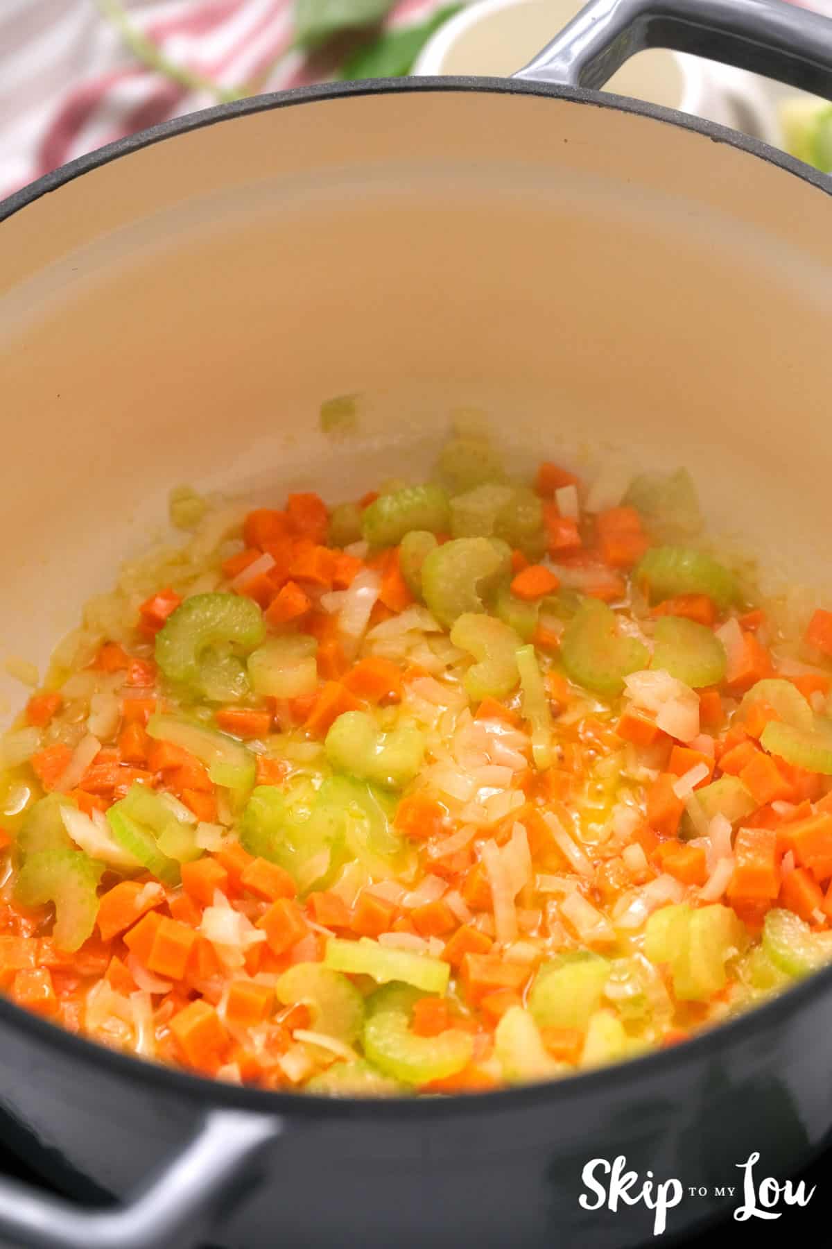 Brown Vegetables On Stove